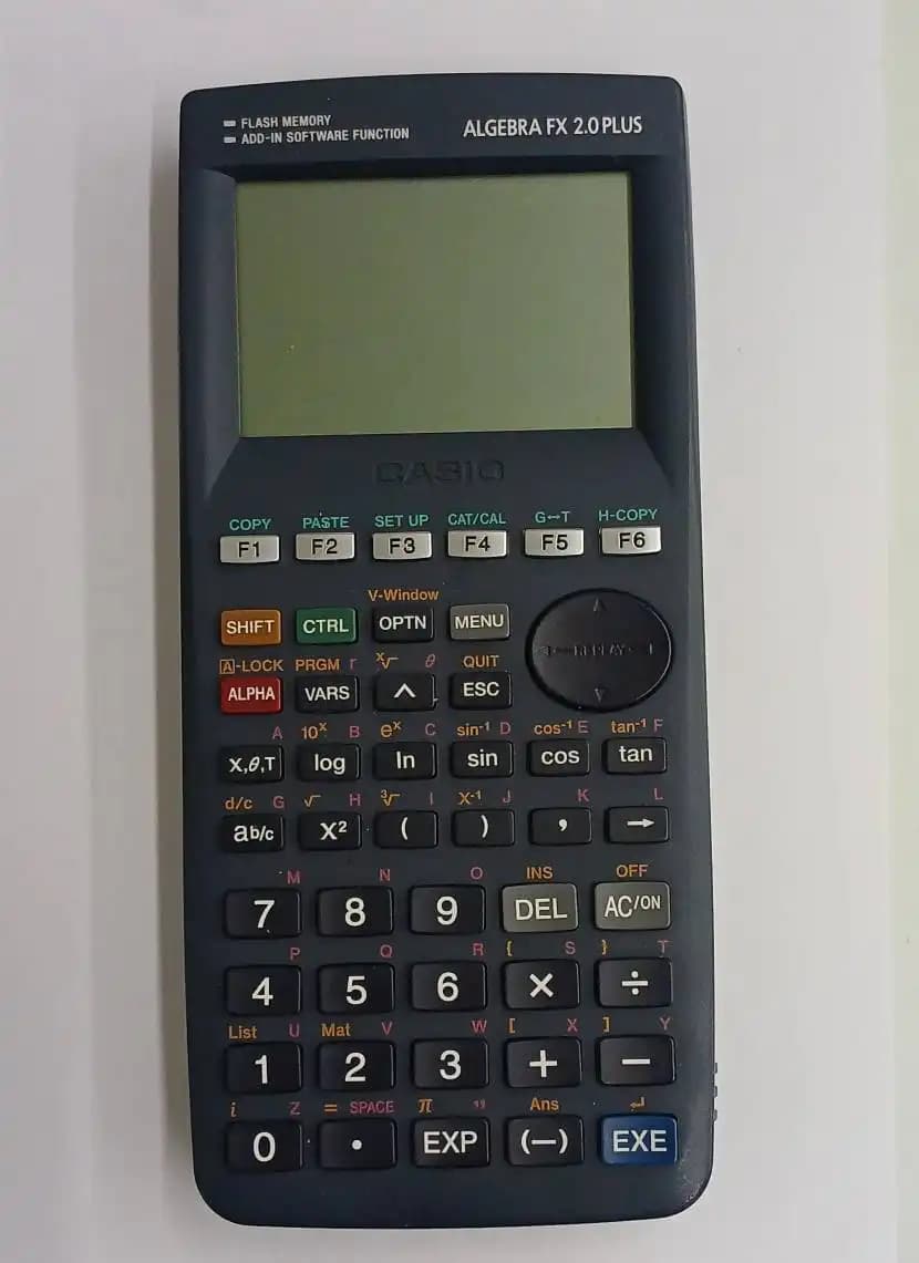 ماشین حساب مهندسی کاسیو Casio الجبرا FX2.0 PLUS(کارکرده-کم کار)