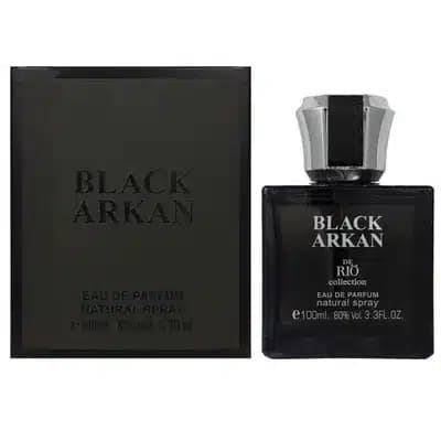 عطر و ادکلن مردانه ریو کالکشن بلک آرکان ادوپرفیوم RIO COLLECTION BLACK ARKAN EDP FOR MEN