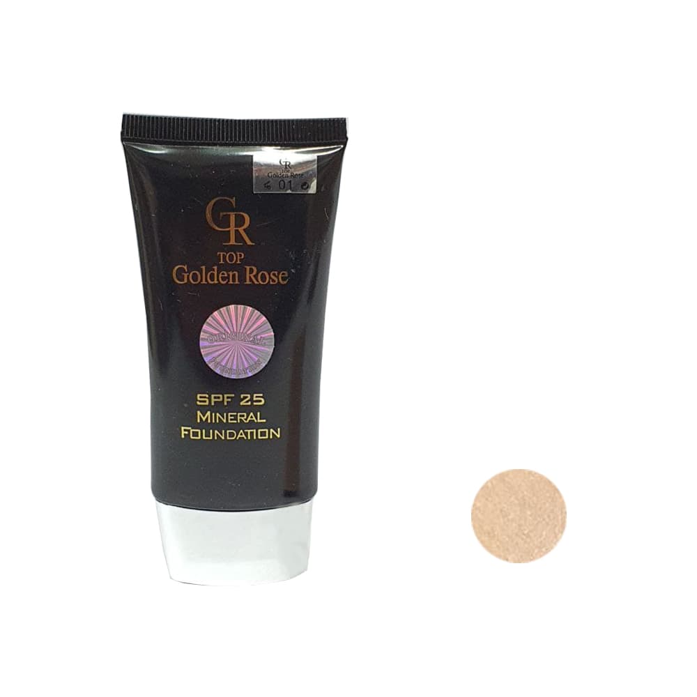 کرم پودر گلدن رز مدل MINERAL شماره 02 حجم 50 میلی لیتر — تصویر ۲