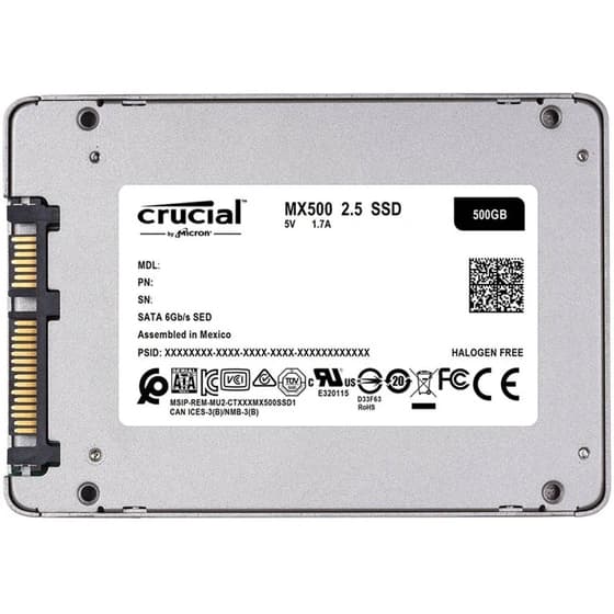 اس اس دی کروشیال SSD CRUCIAL MX500 500GB — تصویر ۶
