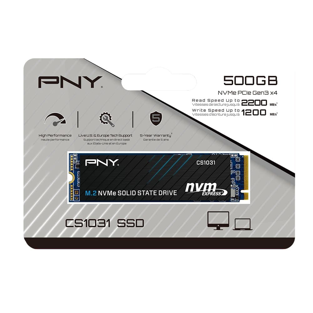 اس اس دی پی ان وای SSD PNY 500GB CS1031 M.2 — تصویر ۸