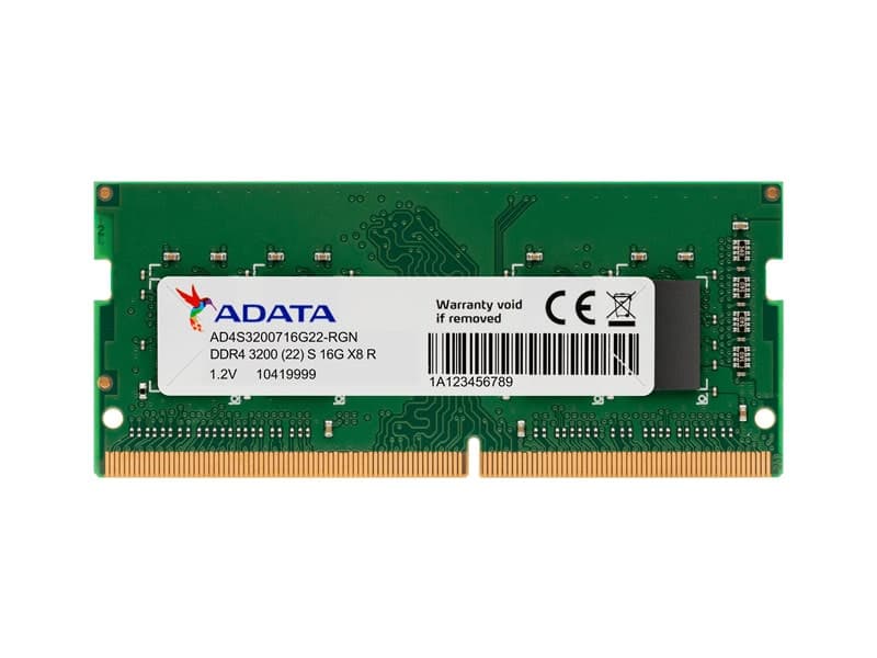 رم لپ تاپ ای دیتا RAM ADATA CL-22 DDR4 8GB 3200MHz — تصویر ۲