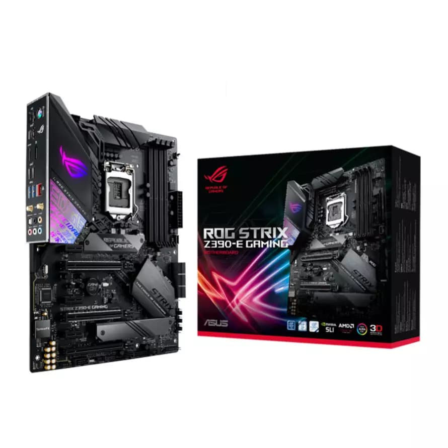 مادربرد ایسوس استوک MOTHERBOARD ASUS ROG STRIX Z390 E GAMING — تصویر ۲