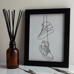 تابلو نقاشی مینیمال طرح Shoes — تصویر ۵