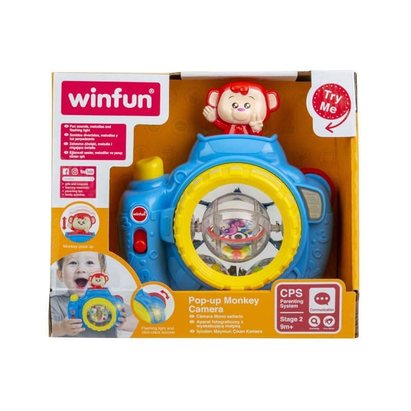 جغجغه دوربین میمون وین فاین winfun کد 00766 — تصویر ۲