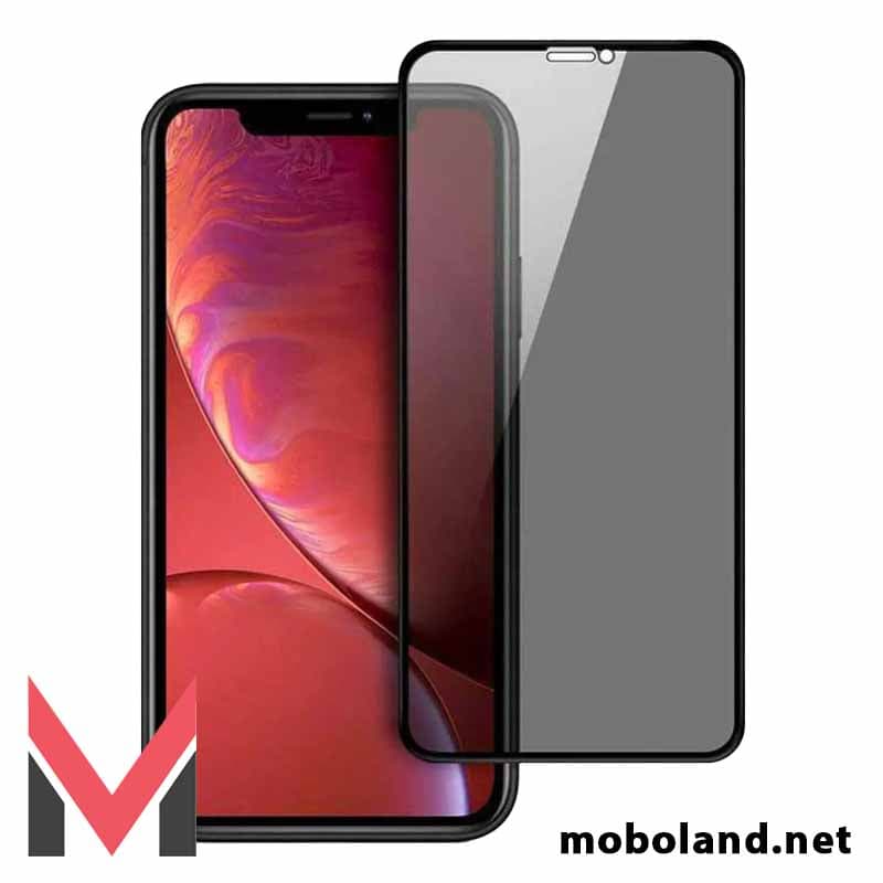 گلس تمام صفحه پرایوسی اپل آیفون iPhone XR — تصویر ۵