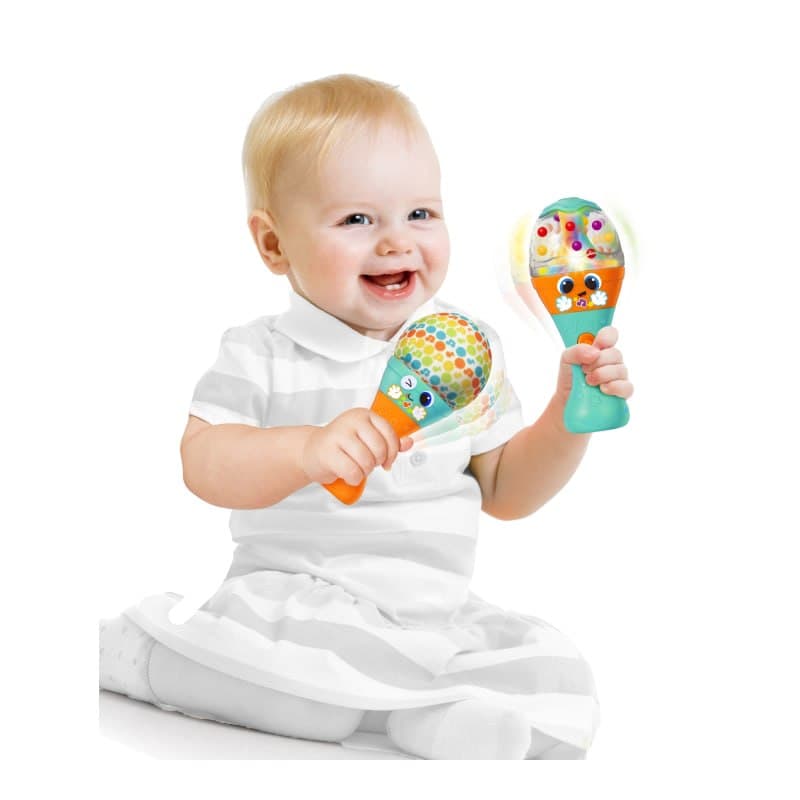 جغجغه میکروفون دوقلو وین فاین winfun کد 240803 — تصویر ۵