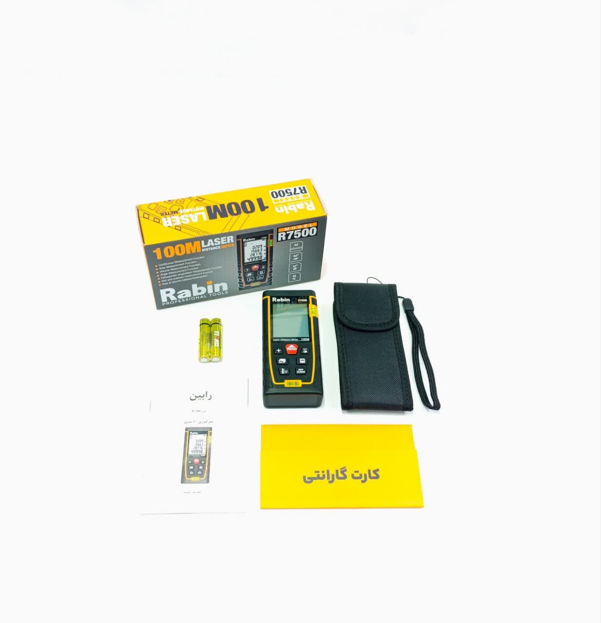متر لیزری رابین 100 متری مدل R7500 — تصویر ۷