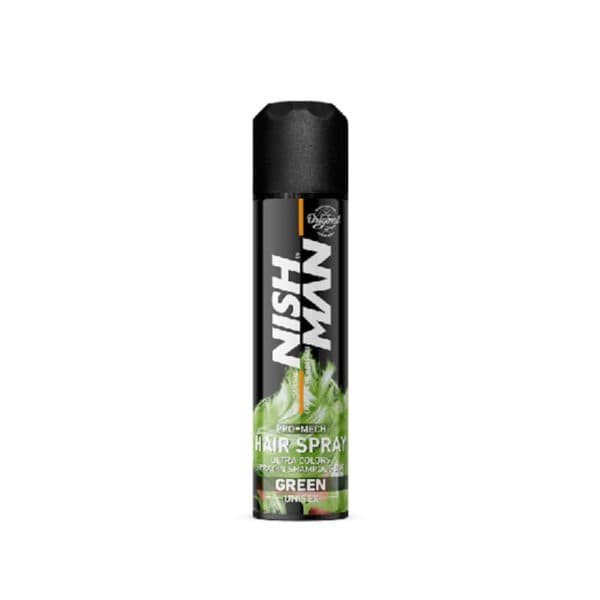 اسپری رنگ مو نیشمن سبز مدل green حجم 150 میلی لیتر — تصویر ۴