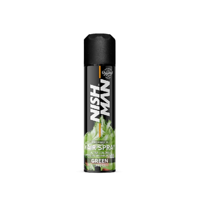 اسپری رنگ مو نیشمن سبز مدل green حجم 150 میلی لیتر — تصویر ۳