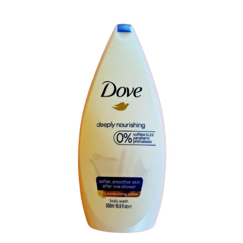 شامپو بدن بدون سولفات داو با رایحه شیر dove حجم500 میلی