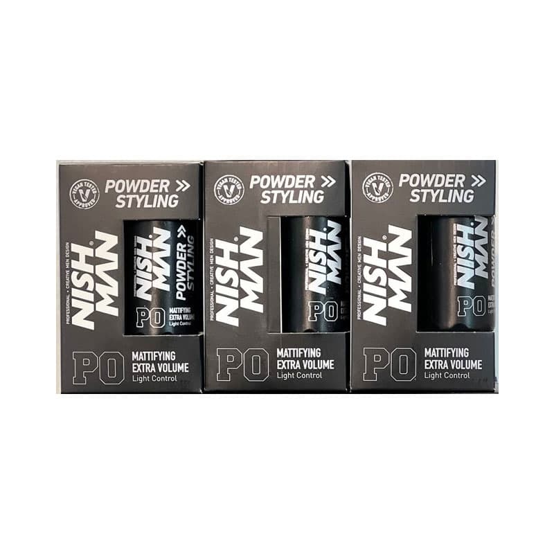 پودر حالت دهنده و حجم دهنده موی نیشمن مدل P0 ULTRA HOLDER وزن 20 گرم