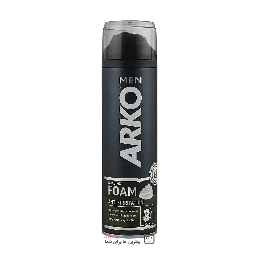 فوم اصلاح ضد حساسیت آرکو Arko مدل Anti Irritation حجم 200 میل