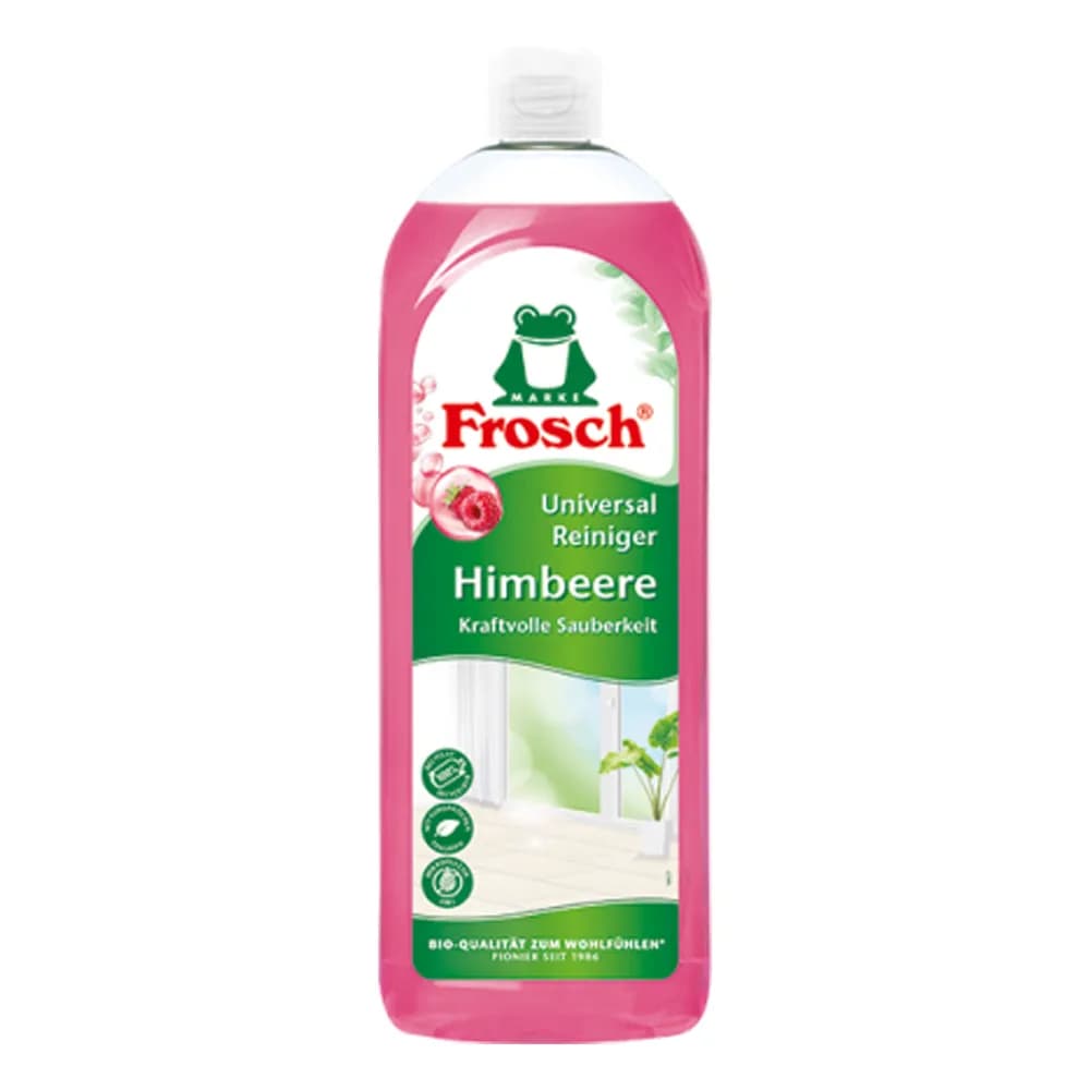 پاک کننده چند منظوره فروش frosch مناسب برای تمام سطوح منزل با رایحه تمشک حجم 750 میل — تصویر ۹