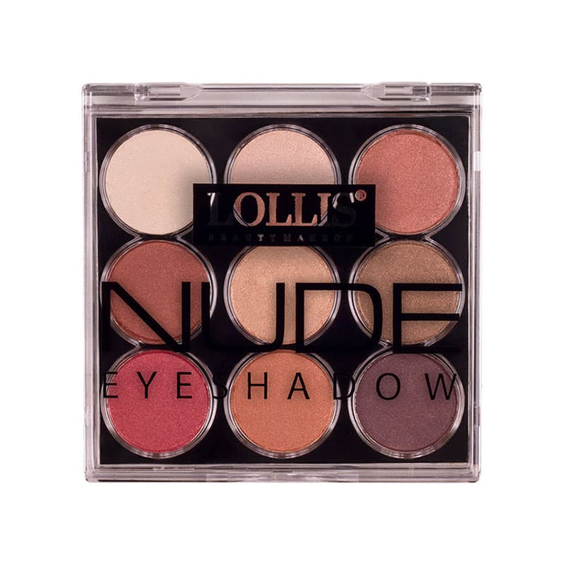 پالت سایه چشم 9 رنگ لولیز 01 مدل NUDE (لولیس) حجم 16 گرم