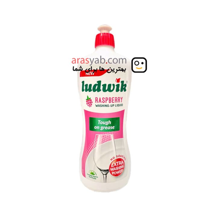 مایع ظرفشویی دستی لودویک LUDWIK مدل Raspberry با رایحه تمشک حجم 900 گرم