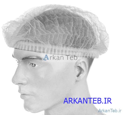 کلاه یکبار مصرف آکاردئونی برند زلال بسته 100 عددی ( ارسال از تهران )