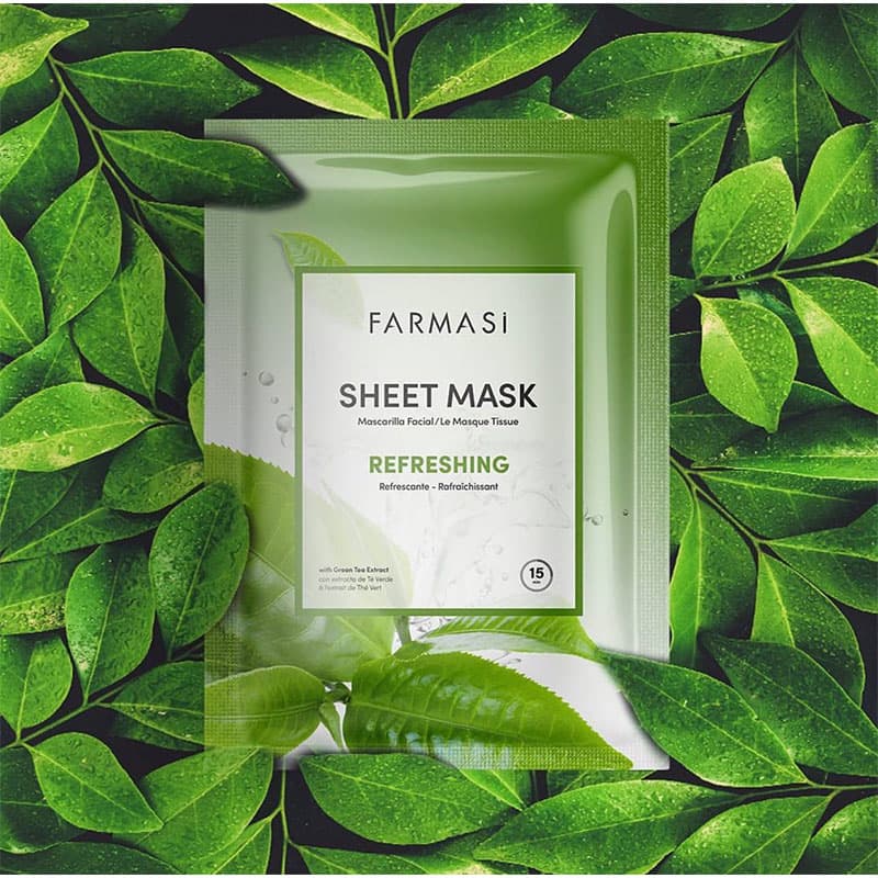 ماسک ورقه ای چای سبز فارماسی FARMASI