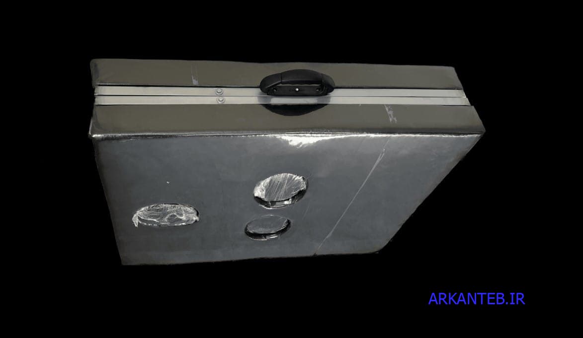 تخت ماساژ چمدانی زنانه پیچ و مهره ای عرض 80 بدون متعلقات ( ارسال از تهران )