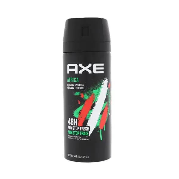 اسپری بدن مردانه آکس Axe مدل Africa با محافظت 48 ساعته حجم 150 میل — تصویر ۴