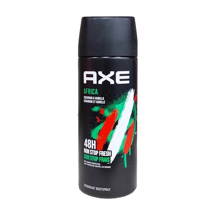 اسپری بدن مردانه آکس Axe مدل Africa با محافظت 48 ساعته حجم 150 میل — تصویر ۵