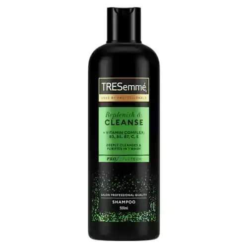 شامپو ویتامینه ترزمه Tresemme مدل Replenish & cleanse حجم 500 میل — تصویر ۴