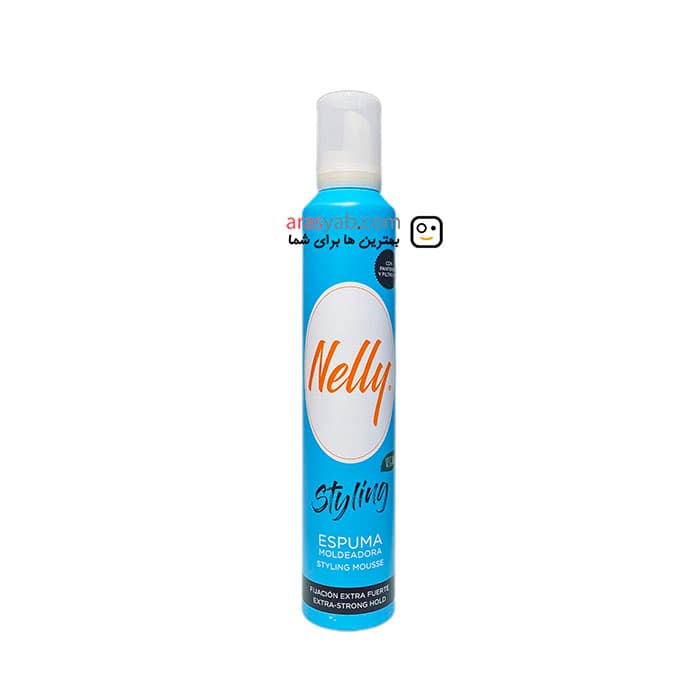 موس مو حالت دهنده نلی Nelly مدل extra strong hold وگان حجم 300 میل