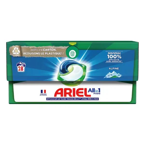 قرص لکه بر آریل Ariel مدل Alpine با عملکرد All in 1 بسته 28 عددی — تصویر ۹