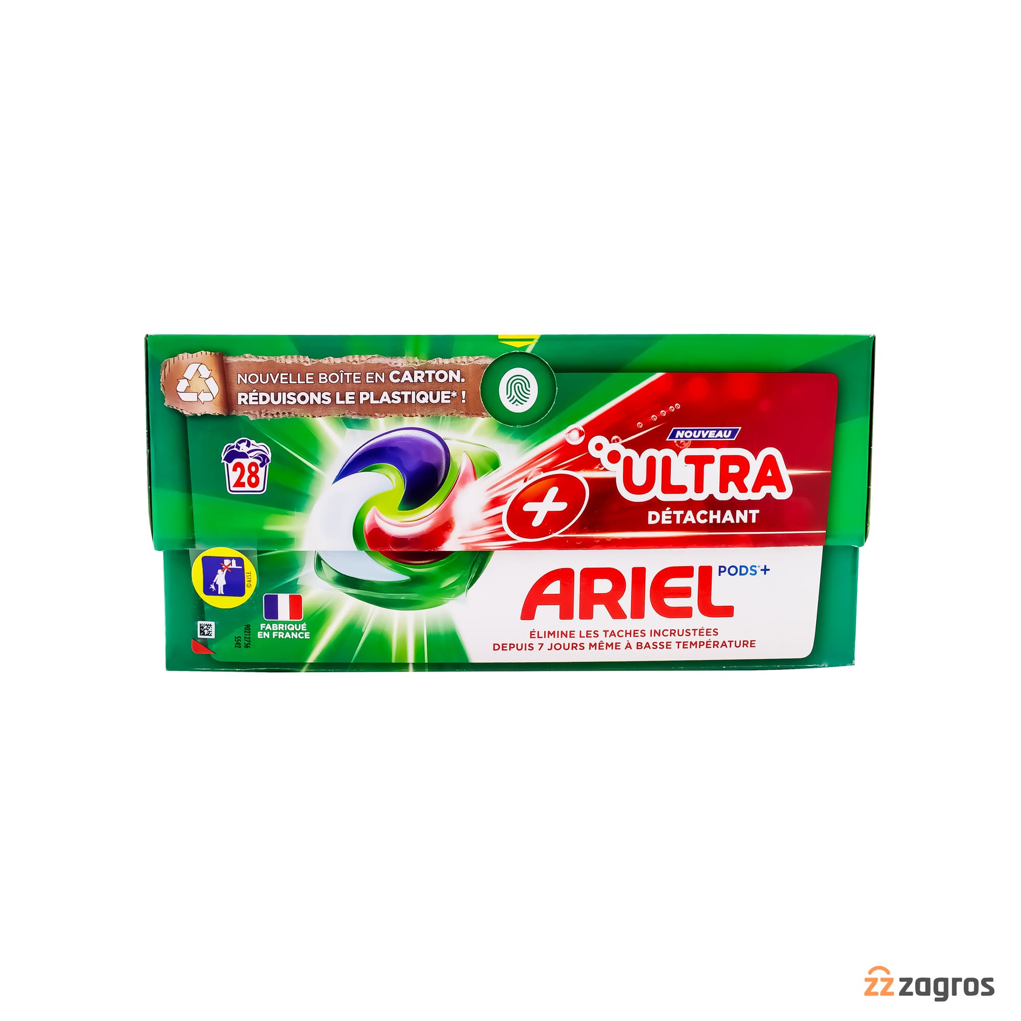 قرص لکه بر لباسشویی آریل Ariel مدل pods + Ultra بسته 28 عددی — تصویر ۷