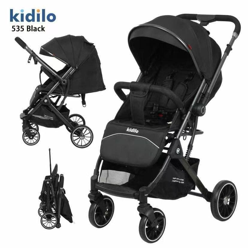 کالسکه مسافرتی چمدانی دسته دو طرفه مدل 535 برند کیدیلو KIDILO