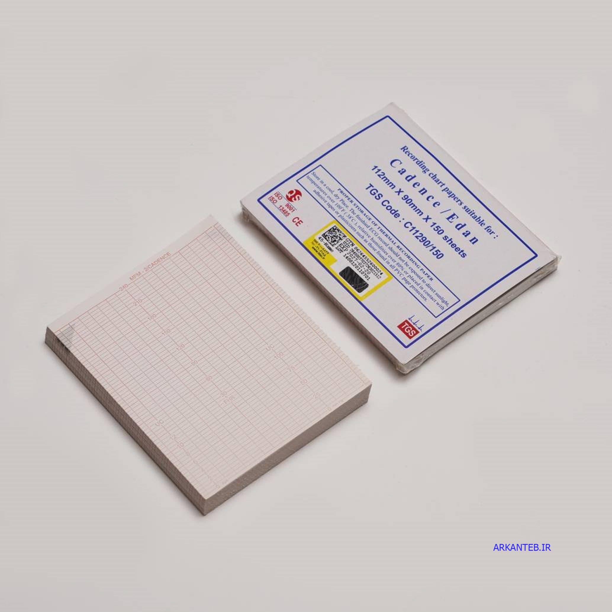 کاغذ نوار قلب کادنس کتابی سایز 9*11 سانت (ارسال از تهران – عمده فروشی)