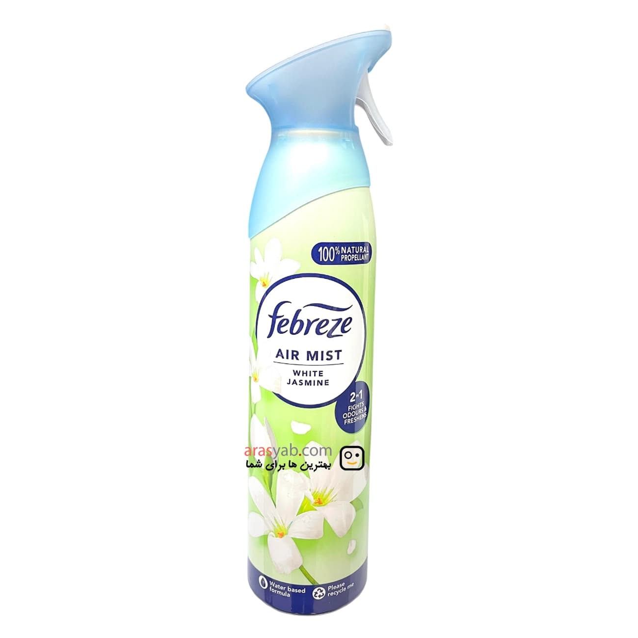 اسپری خوشبوکننده یاس سفید فبرز اروپایی مدل white jasmine حجم 185 میل