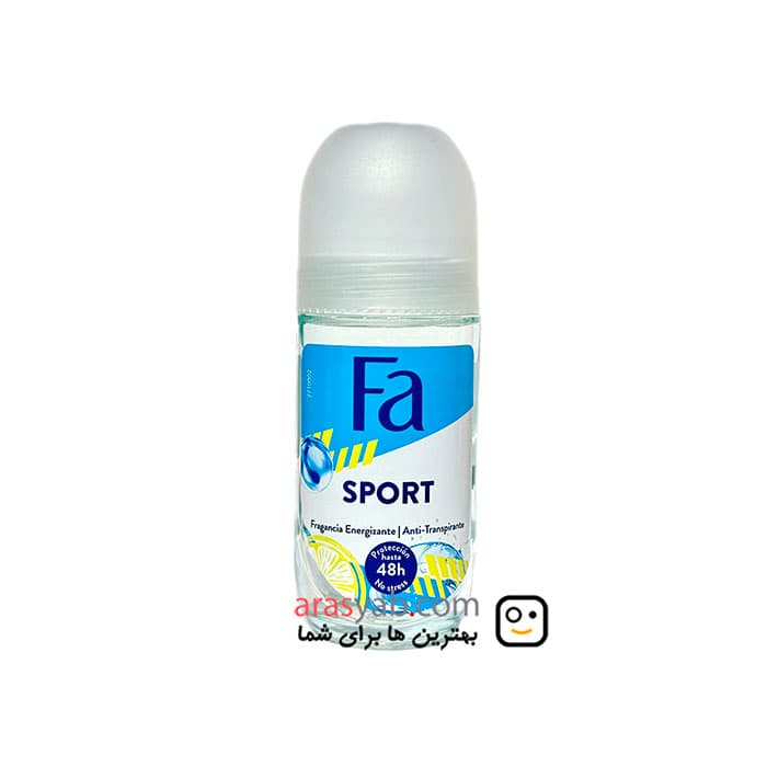 رول ضد تعریق فا FA مدل Sprot با محافظت 48 ساعته حجم 50 میل