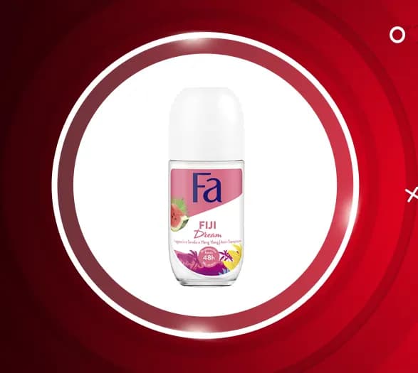 ضد تعریق رولی فا FA مدل Fiji Dream با رایحه هندوانه و یلانگ یلانگ حجم 50 میل — تصویر ۶