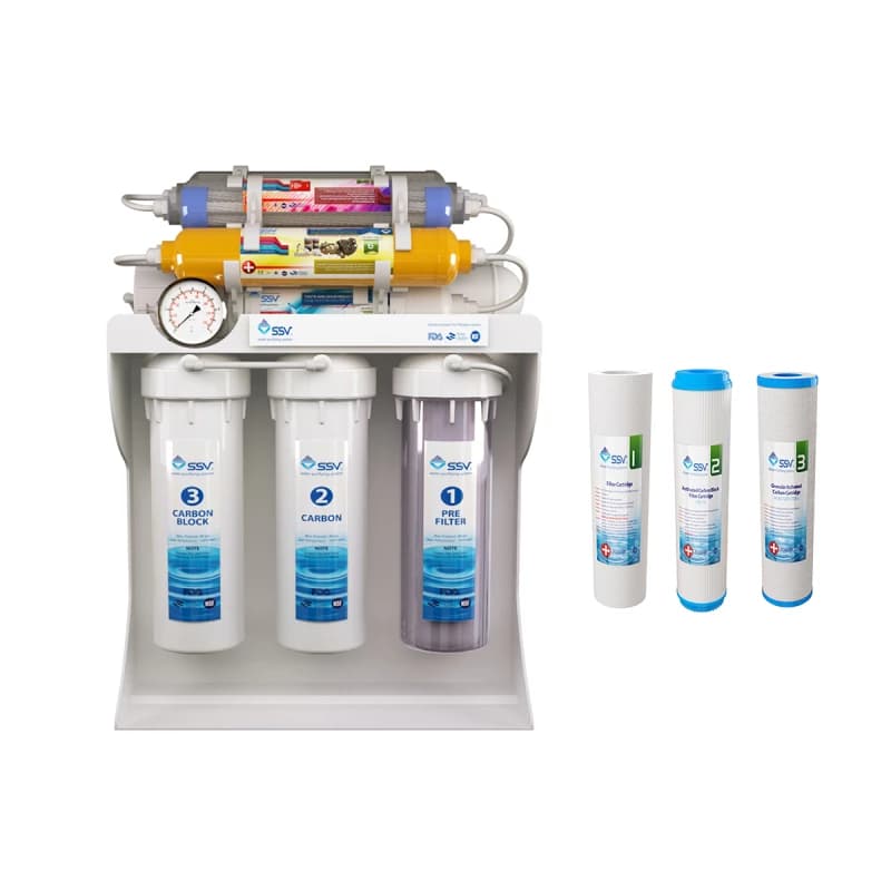 دستگاه تصفیه کننده آب اس اس وی مدل UltraPro X1000 به همراه فیلتر بسته 3 عددی — تصویر ۸