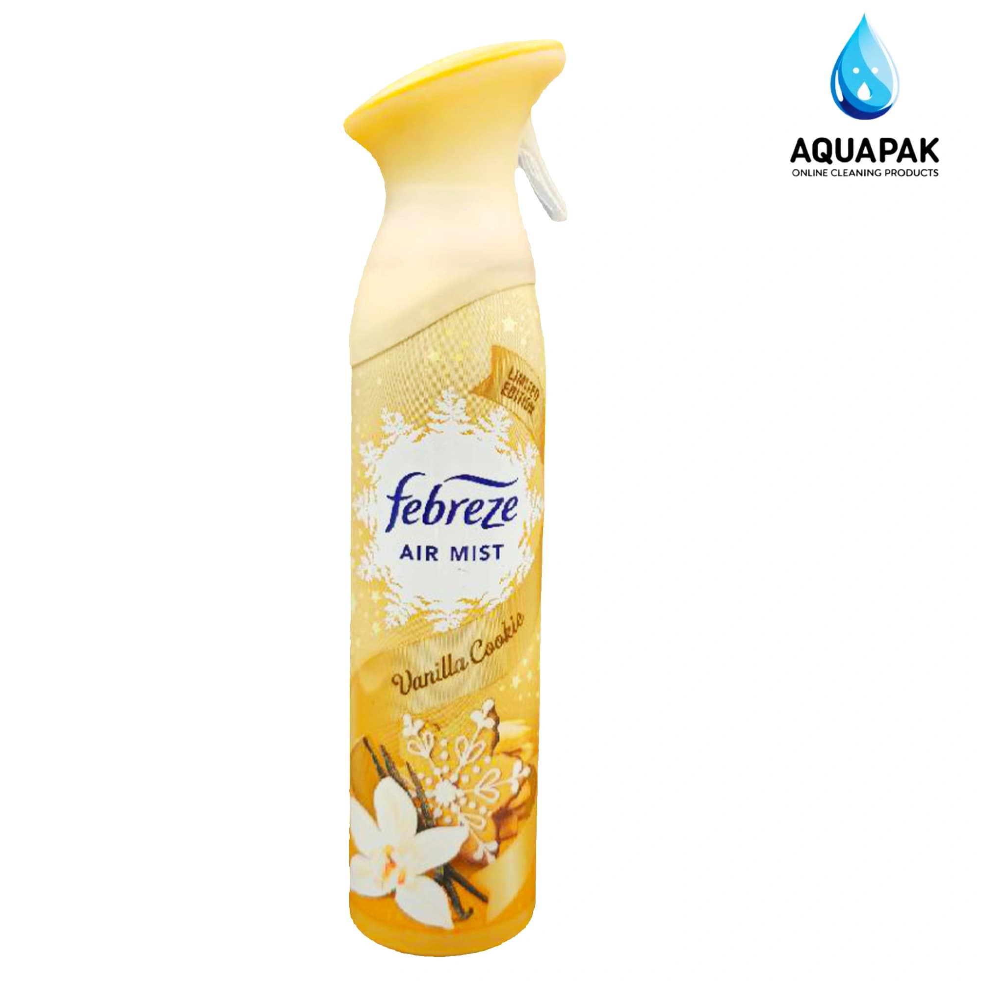 اسپری هوا فبرز FEBREZE مدل Vanilla cookie با رایحه کوکی وانیلی حجم 185 میل — تصویر ۶