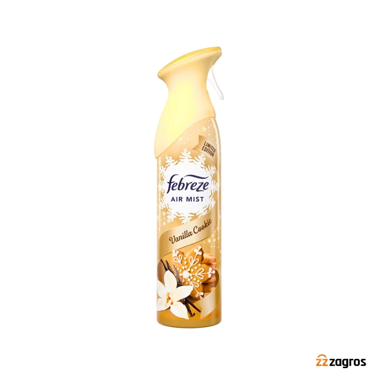 اسپری هوا فبرز FEBREZE مدل Vanilla cookie با رایحه کوکی وانیلی حجم 185 میل — تصویر ۱۲