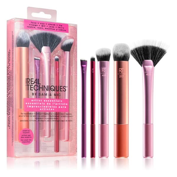 ست براش 5 تیکه ریل تکینک real techniques سری essential artist kit همه کاره — تصویر ۱۰