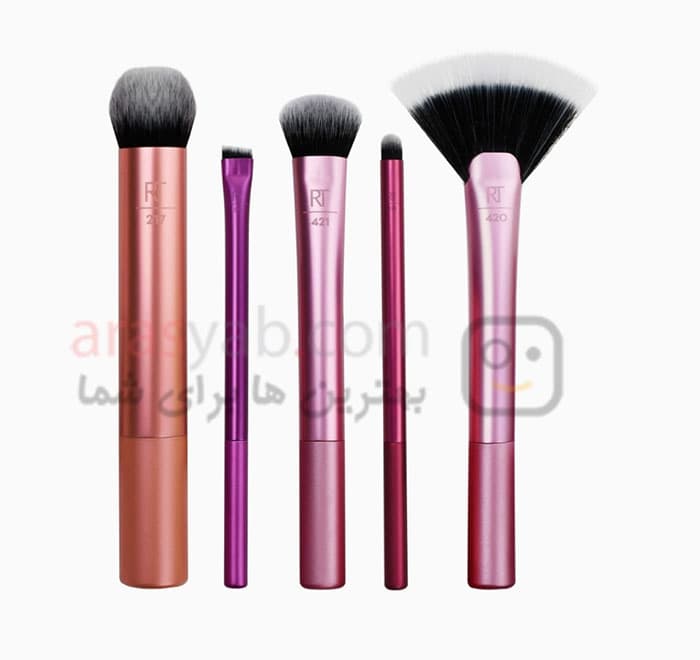 ست براش 5 تیکه ریل تکینک real techniques سری essential artist kit همه کاره — تصویر ۴