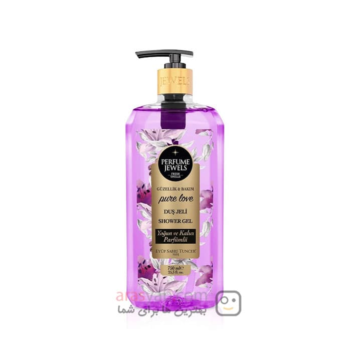 شامپو بدن pure love ایوب صبری اصل ترکیه خوشبو کننده بدن حجم 750 میل