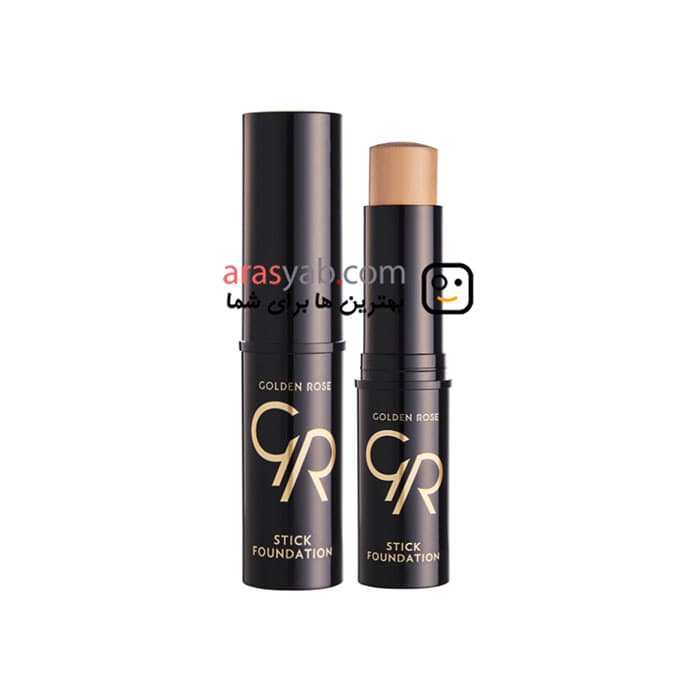کرم پودر استیکی گلدن رز golden rose شماره 04 اصل ترکیه وزن 11 گرم