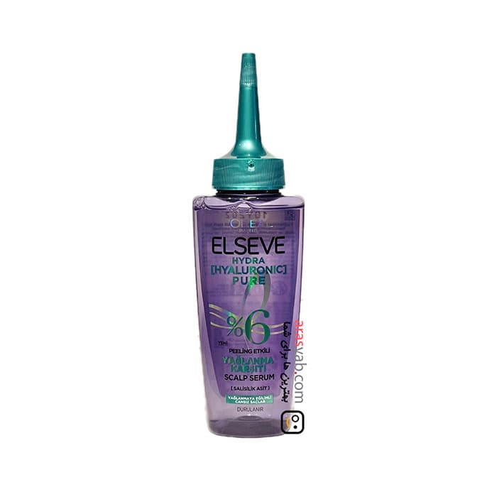 سرم لایه بردار پوست کف سر لورال السیو Loreal Hyaluronic Pure Serum حجم 102 میل