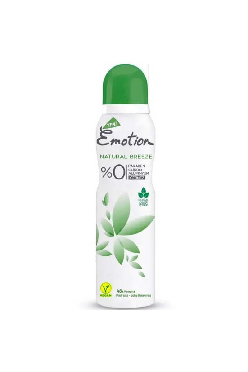 اسپری ضد تعریق ایموشن EMOTION زنانه مدل Natural Breeze بدون آلومینیوم حجم 150 میل — تصویر ۱۱