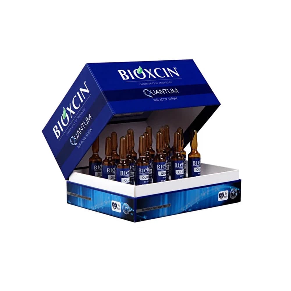 سرم ضدریزش بیو اکتیو بیوکسین مدل کوانتوم Quantum حاوی بیوکمپلکس B11 بسته 15 عددی — تصویر ۹
