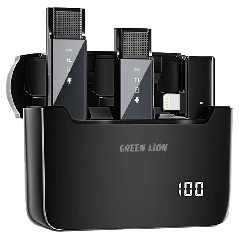 میکروفون گرین GREEN-gn2in1ddmtcbk مشکی — تصویر ۲
