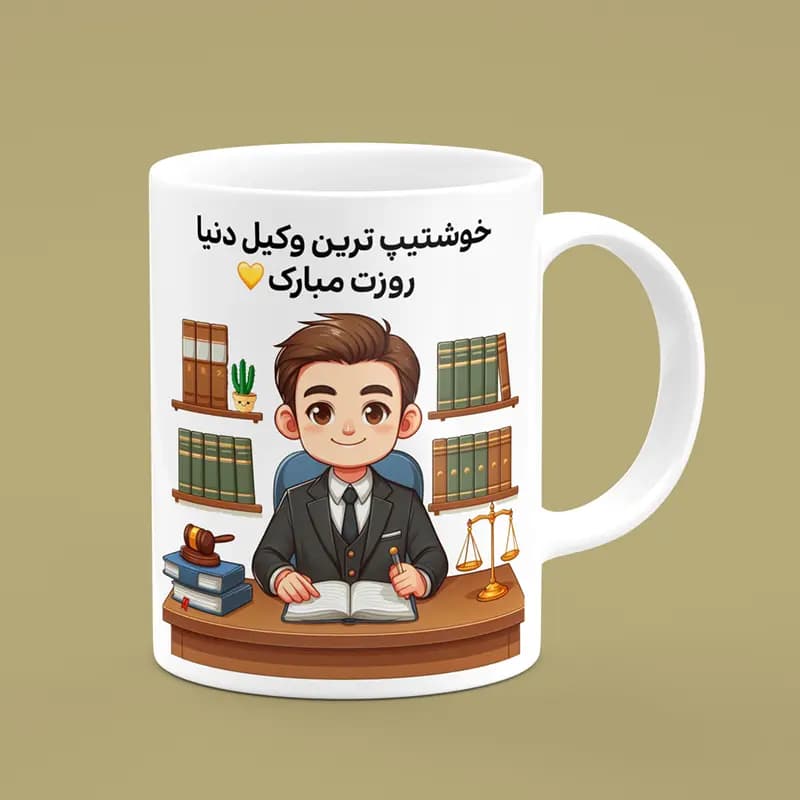 ماگ روز وکیل (طرح 9)