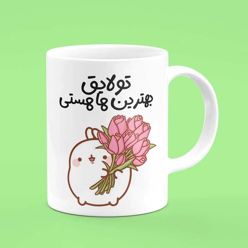 ماگ عاشقانه (طرح17)
