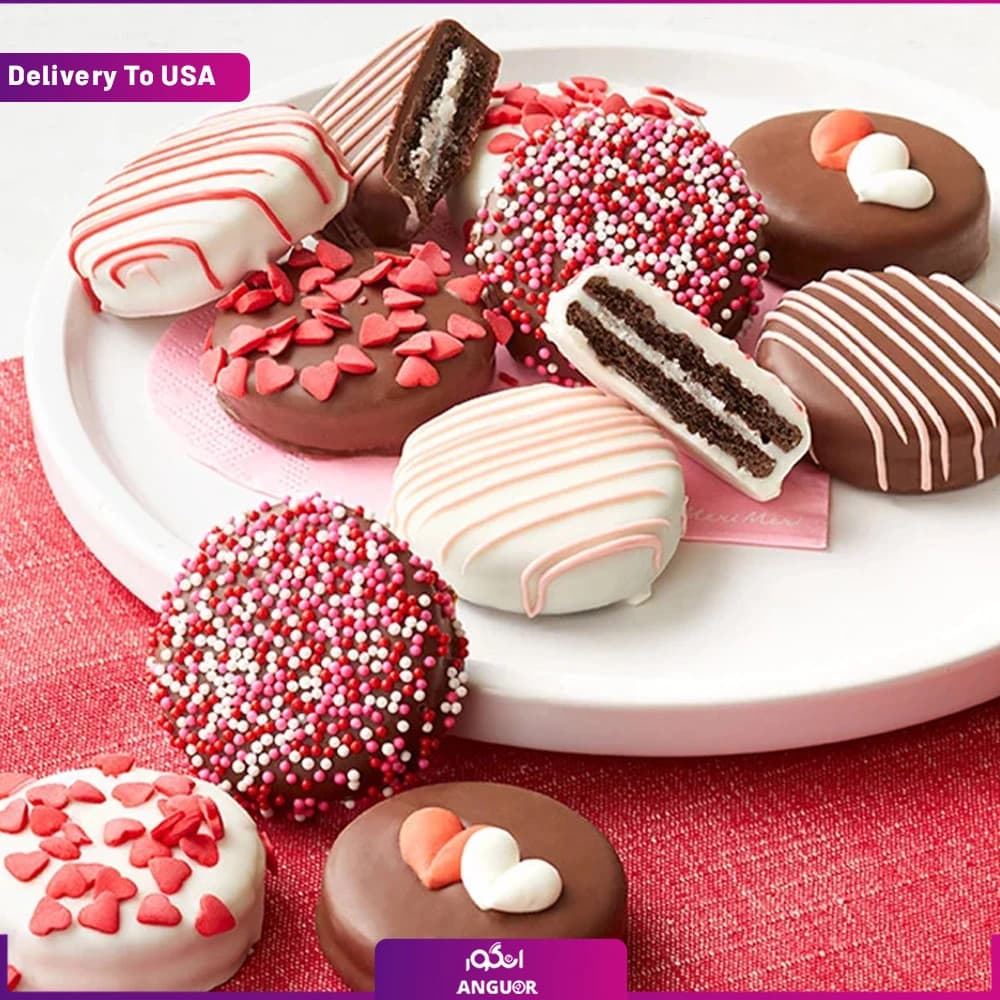 باکس کلوچه OREO با روکش شکلات بلژیکی – ویژه ولنتاین (Delivery to USA) — تصویر ۳