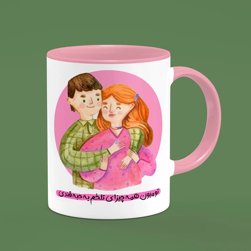 ماگ عاشقانه (طرح10)