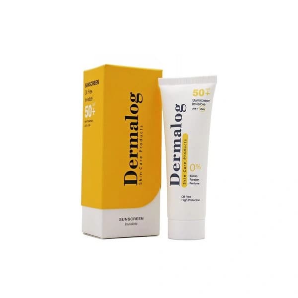 کرم ضدآفتاب +SPF50 فاقد چربی بی رنگ درمالوگ 50 میلی‌لیتر Dermalog — تصویر ۲